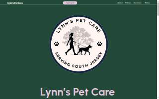 Lynn's Pet Care website