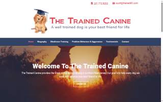 The Trained Canine website