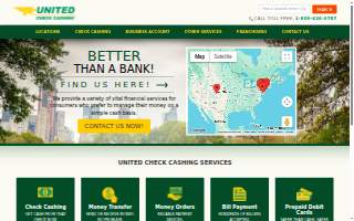 United Check Cashing of Elmwood Park website