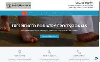 Englewood Podiatry website