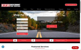 ETD Discount Tire Centers website