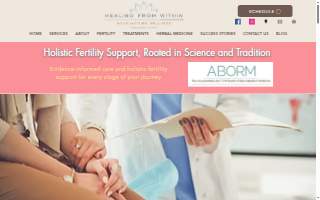 Healing From Within Acupuncture Wellness website