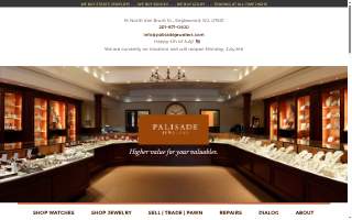 Palisade Jewelers website