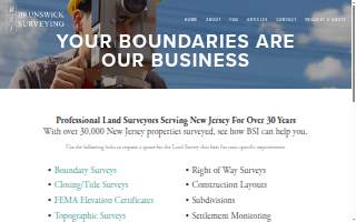 Brunswick Surveying, Inc. of Ewing website
