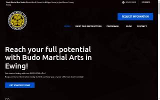 Budo Martial Arts Studio website