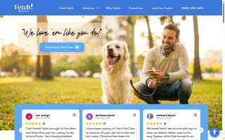 Fetch! Pet Care of West Trenton and Yardley website