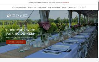 Old York Cellars of Ewing website