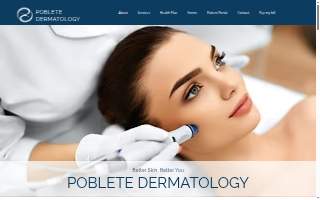 Poblete Dermatology of Ewing website
