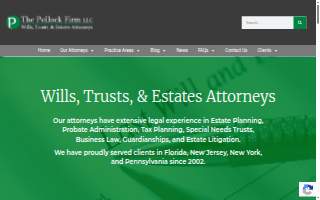 The Pollock Firm LLC - Wills Trusts and Estates Attorneys of Ewing website