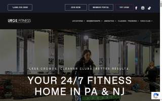 URGE FITNESS Ewing NJ website