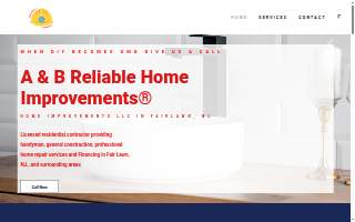 A & B Reliable Home Improvements LLC website