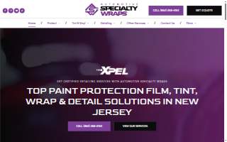 Automotive Specialty Wraps website