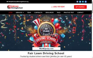 Fair Lawn Driving School Inc. website