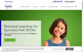 Sylvan Learning of Fair Lawn website
