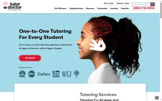 Tutor Doctor of North Jersey website