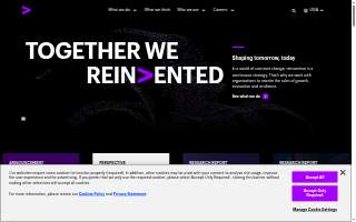 Accenture of Florham Park website