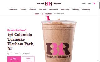 Baskin-Robbins of Florham Park website