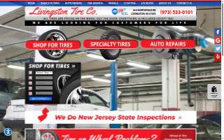 Livingston Tire Company of Florham Park website