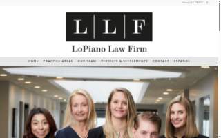 LoPiano Law Firm website