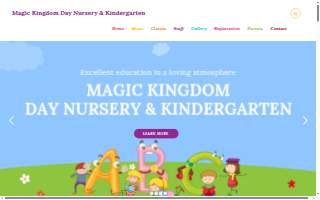 Magic Kingdom Day Nursery & Kindergarten website
