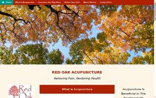 Red Oak Acupuncture website