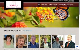 Blackley Funeral Home of Fort Lee website