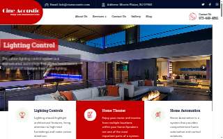 Cine Acoustic LLC - Audio Video , Home Automation New Jersey & New York website