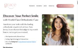 Grace Orthodontics of Cliffside Park website