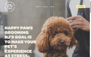 Happy Paws Grooming website