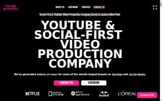 Trendy Grandad Video Production website