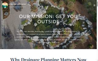 Auburn Sky Landscaping website