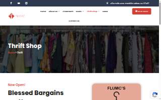 Blessed Bargains Thrift Store website