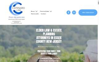 Catenaro Law website
