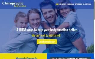 Chiropractic LifeCenter website