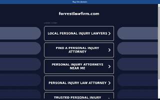 Forrester Law Firm website