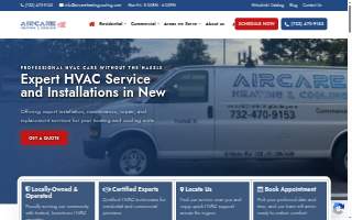 Aircare Heating & Cooling Corporation website