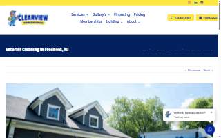 Clearview Washing website