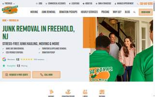 College Hunks Hauling Junk and Moving Freehold website