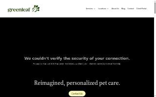Greenleaf Pet Resort Millstone website