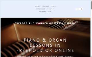 John Cavicchio Music Lessons website