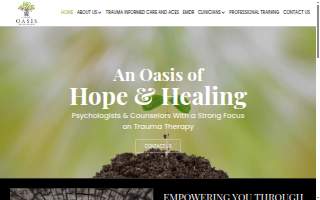 Oasis Mental Health Centers website