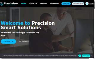 Precision Smart Solutions website