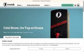 Rook Coffee of Freehold website