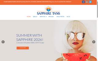 Sapphire Tans website