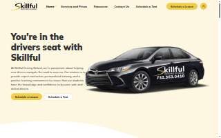 Skillful Driving School Of Ocean County website
