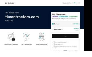 T&K Contractors website