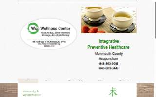 Won Wellness Center website