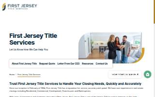 First Jersey Title Services Inc website