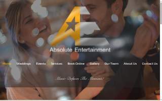 Absolute Entertainment of Glassboro website
