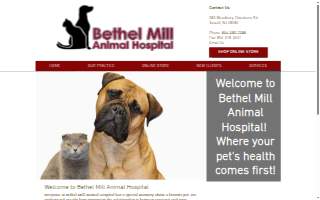 Bethel Mill Animal Hospital of Glassboro website